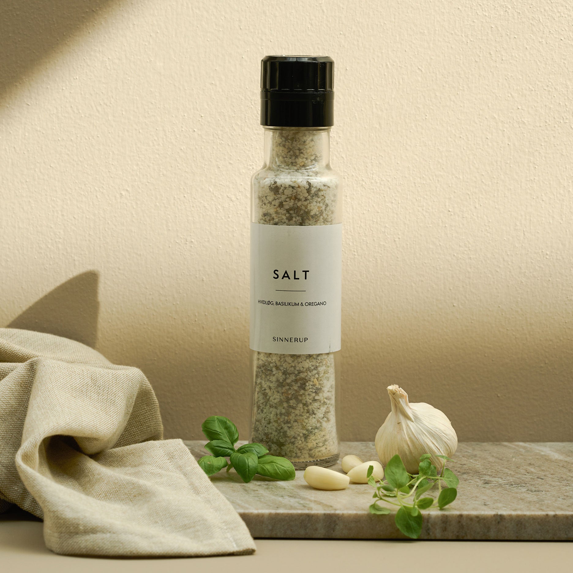 Knoblauch-Basilikum-Oregano-Salz